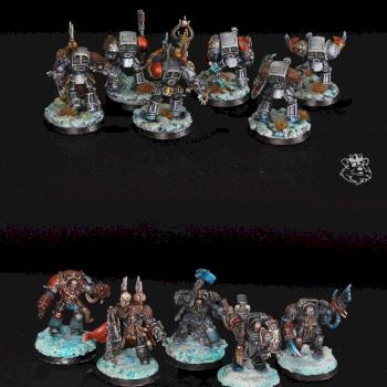 Space Wolves Terminators Converted by warhamsterpainting