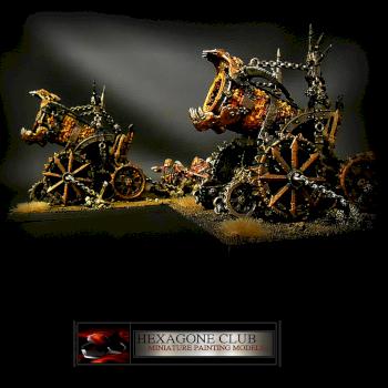 Warhammer Battle Canons Apocalyptiques des Nains du Chaos. by Hexagone Club