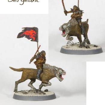 Warg Rider Sergeant by docwex