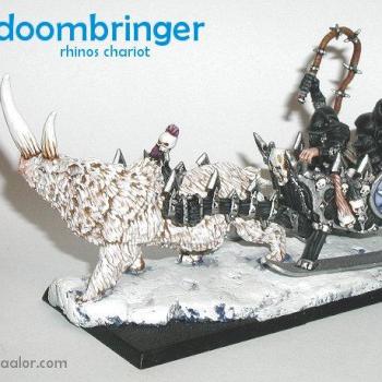 Doombringer, Rhinos Chariot by Rob Lane