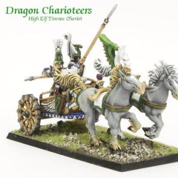 Dragon Charioteers, High Elf Tiranoc Chariot by Rob Lane