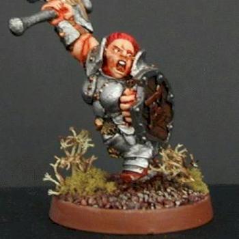 Chainmail Dwarf Warrior by shortboy