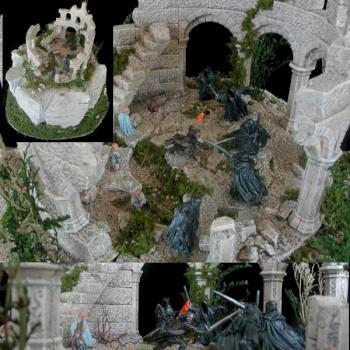 Attack at Weathertop (Diorama) by sivousplay