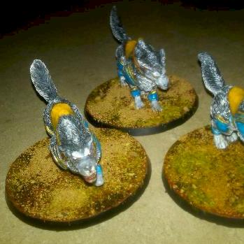 Thunder Wolves, set of 3 by Goblinhood