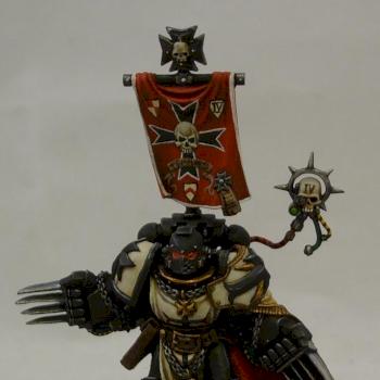 Space Marine Black Templar Marshal by popg0estheworld