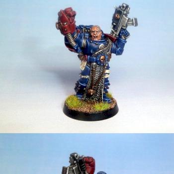 Games Day Space Marine Captain by ujio