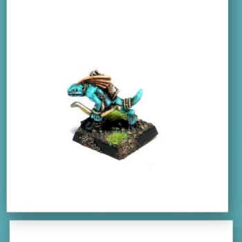 Vintage Lizardman Skink OOP by The_Iron_Painter