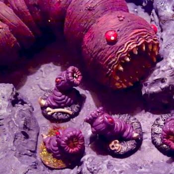 Purple Worm Babies! by Atom