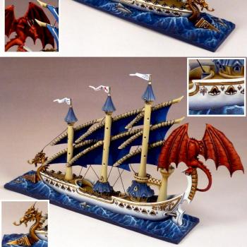 Dreadfleet Seadrake (winner, GW online painting competition) by glazed over