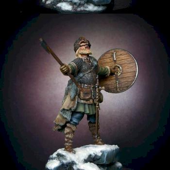 10th century Viking warrior by grimgor poland