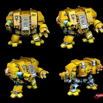 Imperial Fists Dreadnought by risk0