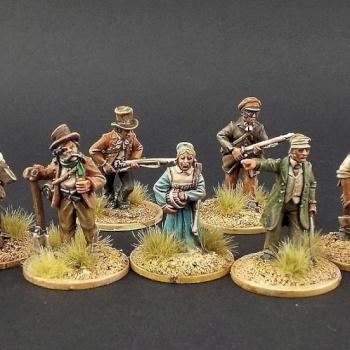 28mm Aussie Miners Gang for Dead Mans Hand by avalonindustries2040