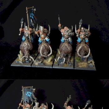 Ogre Mournfang Riders by DrumAndBass