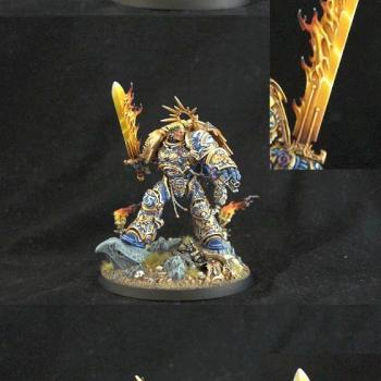 Roboute Guilliman, primarch of the Ultramarines by Lemartes