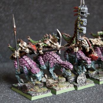 Saurus Knights Lizardmen Seraphon Warhammer Age of Sigmar by ignaciovidal