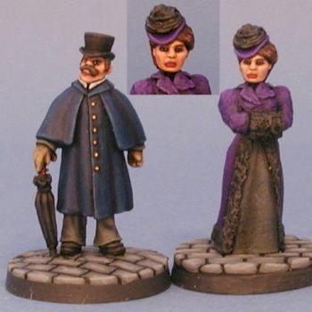 Victorian Couple 2 from Eureka Miniatures by Flashman14