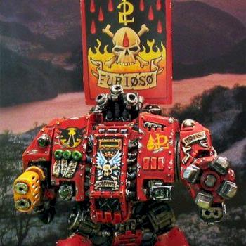 Blood Angels Furioso Dreadnough (old model) by Fenran