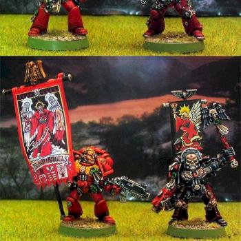 Blood Angels characters by Fenran