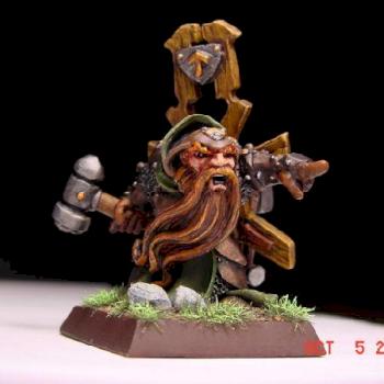 Thengil, Dwarf Priest by Stern Kestrelman