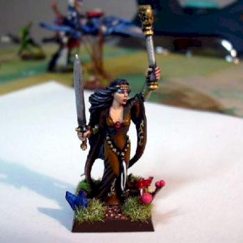 bretonnian female mage by trucco