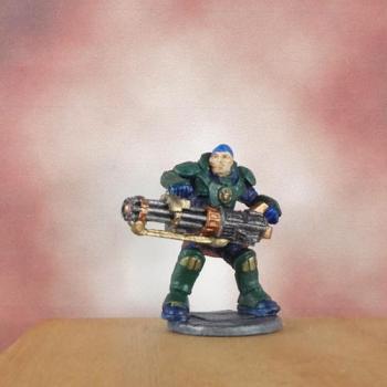 Minigun Space Marine by Dead Bard Miniatures