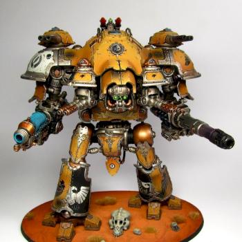 Imperial Knights Hawkshroud Knight Castellan. by camelson