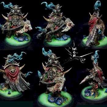 Lord of Contagion Death Guard Commission Warhammer 40K by CroWarGamePainting