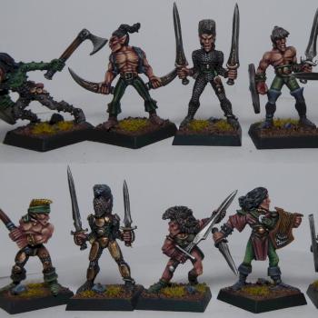 Classic 80s Wood Elf Wardancers by Micha