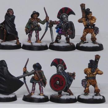 Citadel Fighters/Mercinaries for Frostgrave by Micha