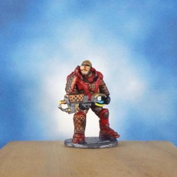 Flamethrower Space Marine by Dead Bard Miniatures