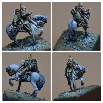 Legolas and Gimli on horse by werner