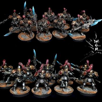 Custodes Guard Squad Commission Job Warhammer 40K by CroWarGamePainting