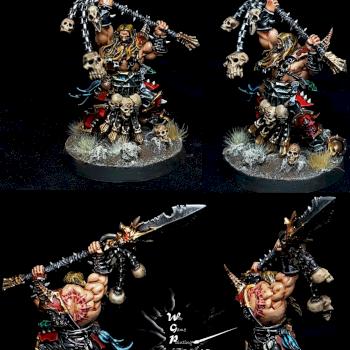 Exalted Deathbringer Impaling Spear by CroWarGamePainting