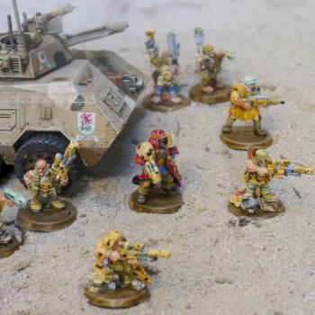 Tallarn HQ squad by Kolja