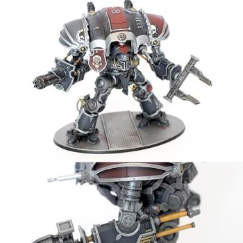 Imperial Knight with Resin cast claw conversion by iplaythisgame