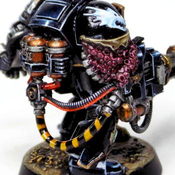 Garran Branatar (detail) - Deathwatch Overkill by RedRavonMinis