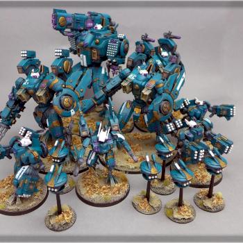 Scar_hand Painting - Tau Empire by Nazroth by Nazroth