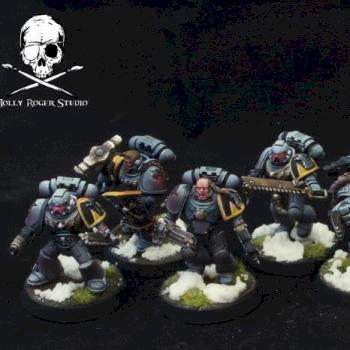 Space Wolves squad by Jolly Roger Studio