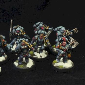 Space Wolves squad by Jolly Roger Studio