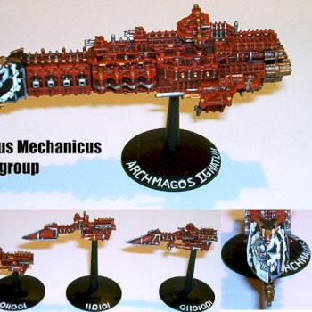 Battlefleet Gothic Adeptus Mechanicus Battlegroup by Scottdsp748