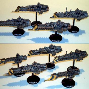 Battlefleet Gothic Imperial Cruisers by Scottdsp748