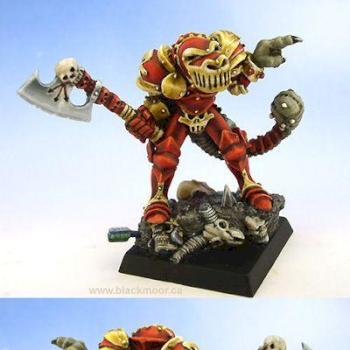 Vintage Chaos Champion of Khorne by SaxonAngel