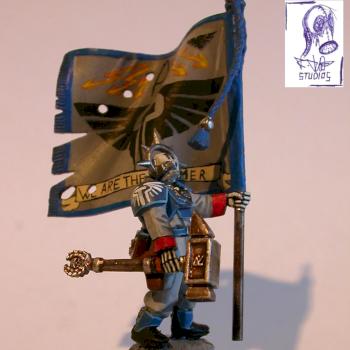 Arkanian Holy banner bearer by brother_Klont