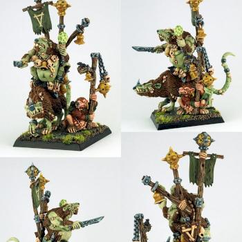 Skaven Lord Nurglich of Clan Pestilence by War Griffon