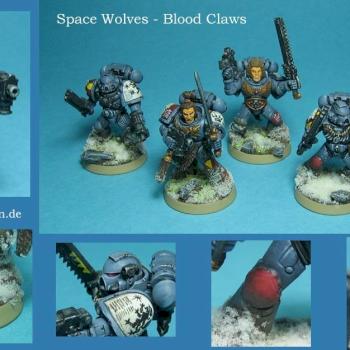 Space Wolves - Blood Claws by Hawk02