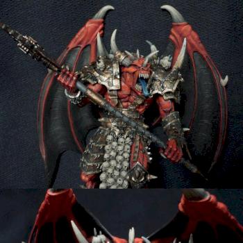 Winged Demon Prince of Khorne by zanna75