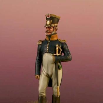 Officier voltigeur 1815 by Bernard