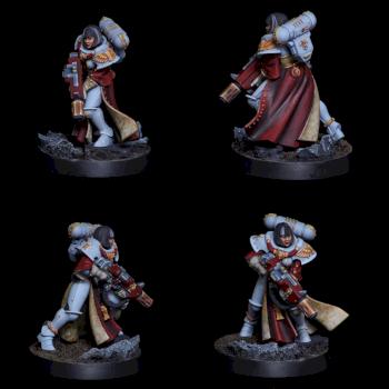 Adepta Sororitas  Battle Sister order of the sacred rose with melta by El Sabel