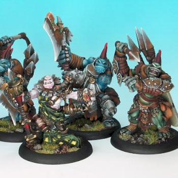 Hordes Trollblood Warpack - Madrak Ironhide, Axer, Impalers by spooktalker