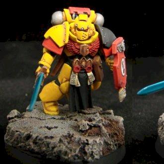 Imperial Fist Space Marine by mattsterbenz